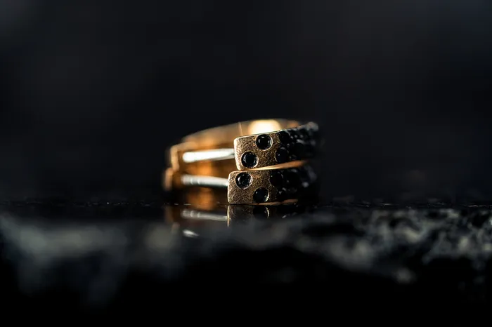 Dilamani Earrings 14k Yellow Gold Small Black Diamond Huggie Hoop Earrings