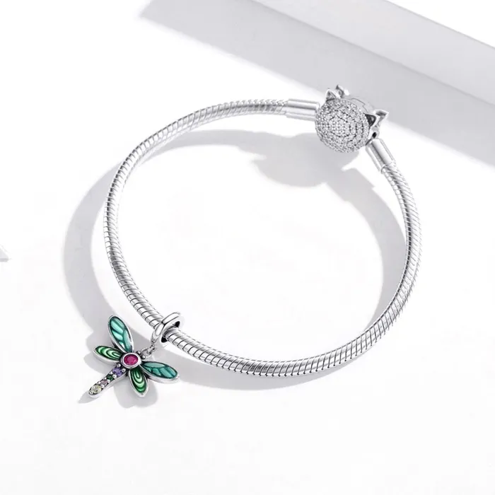 Dragonfly Charms or Pendants Sterling Silver 925 AliExpress bamoer Rings
