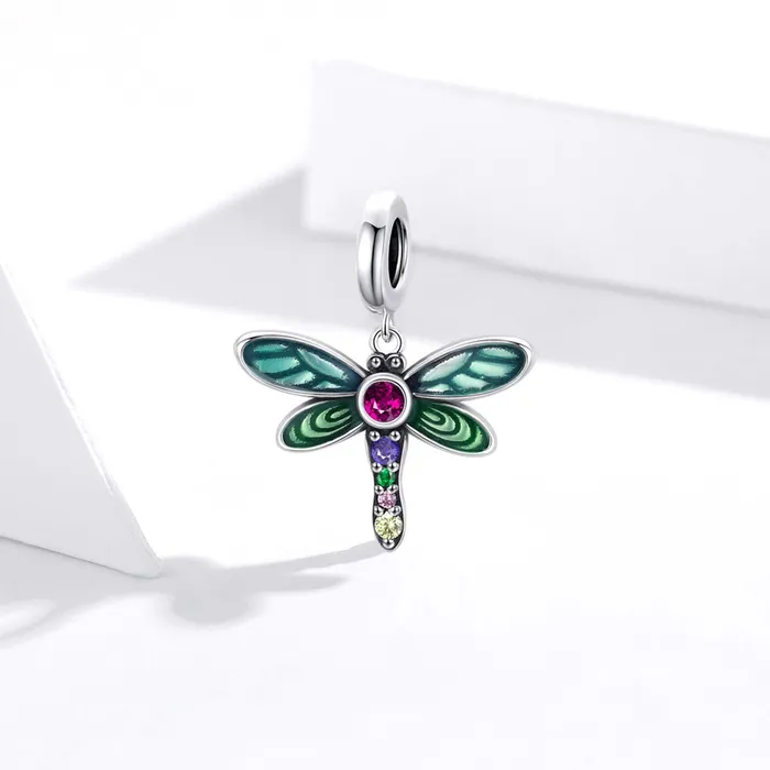Dragonfly Charms or Pendants Sterling Silver 925 AliExpress bamoer Rings