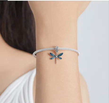 Dragonfly Charms or Pendants Sterling Silver 925 AliExpress bamoer Rings