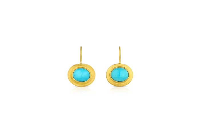 Earrings Loren Nicole Turquoise Frame Drop Earrings