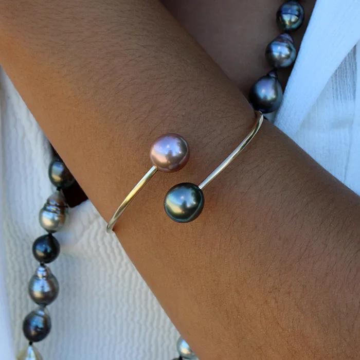 Earrings MishaHawaii Cypress Pearl Cuff