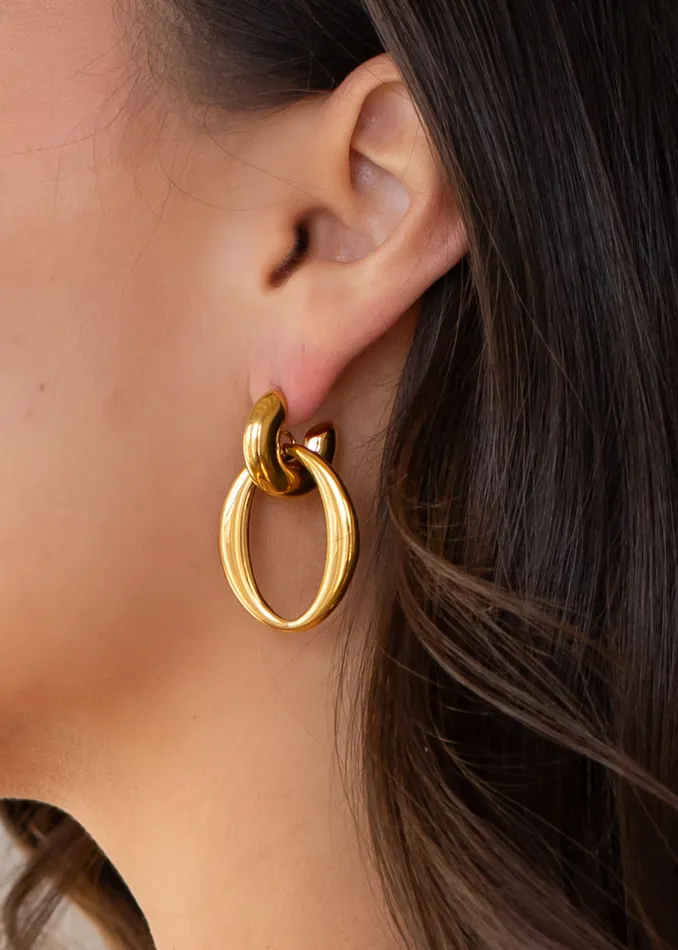 Earrings panacheaccessories Luxe Gold Dangle Earrings Earrings panacheaccessories Luxe Gold Dangle Earrings