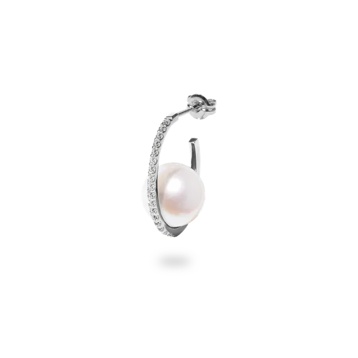 Earrings PRMAL Pearl Oval Earring M Earrings PRMAL Pearl Oval Earring M