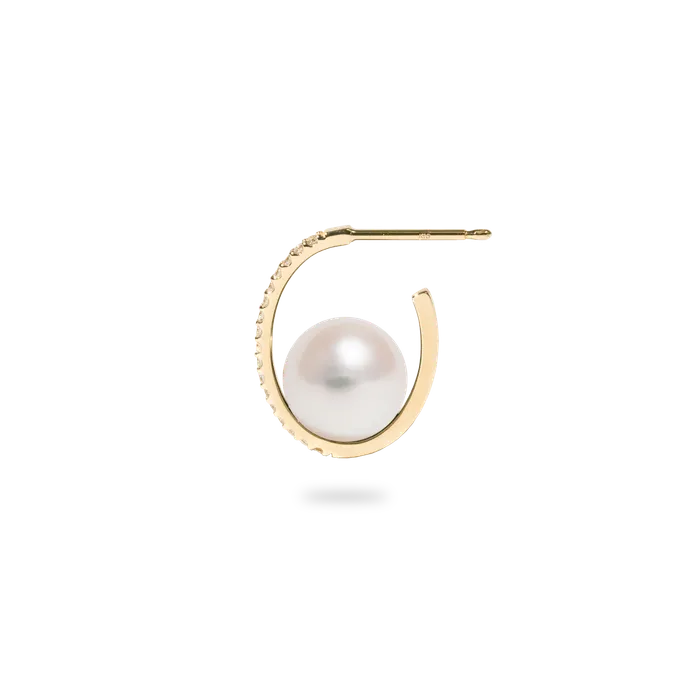 Earrings PRMAL Pearl Oval Earring M Earrings PRMAL Pearl Oval Earring M