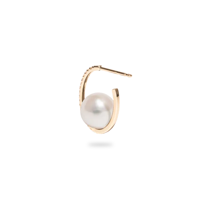 Earrings PRMAL Pearl Oval Earring M Earrings PRMAL Pearl Oval Earring M