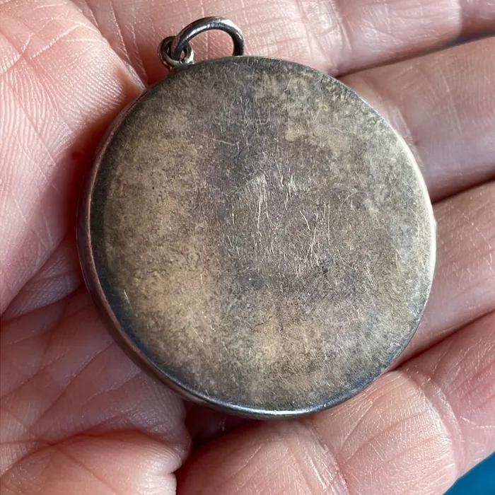 Engraved Flower Locket Sterling Silver Vintage Love Vintage Paris Rings