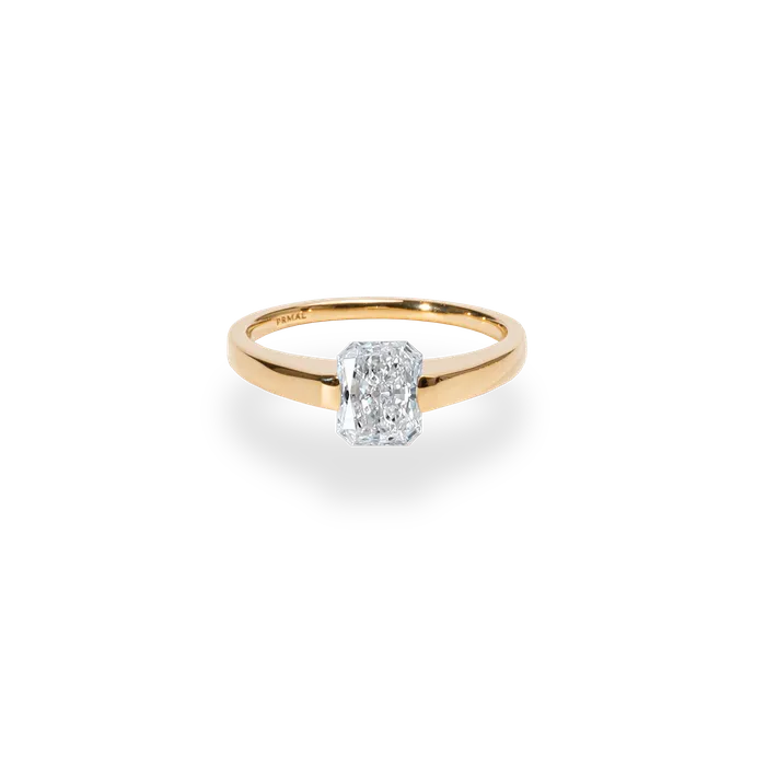 Facet 1ct Radiant Ring PRMAL Rings