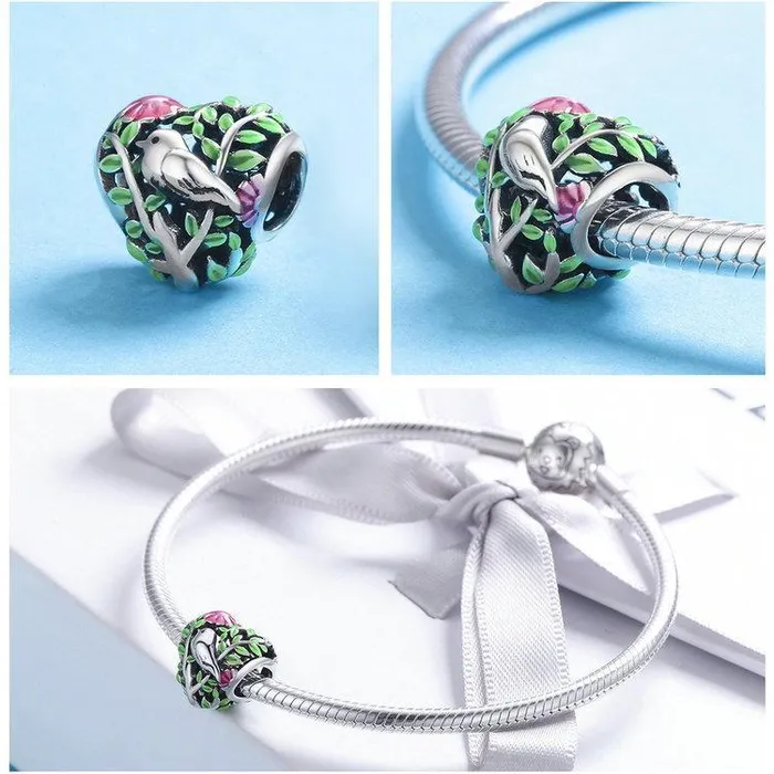 Honey Bee Charms Sterling SilverPandora Style AliExpress Rings