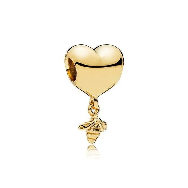 Honey Bee Charms Sterling SilverPandora Style AliExpress Rings