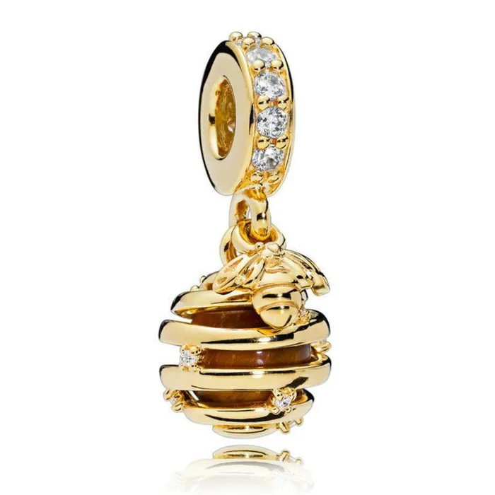 Honey Bee Charms Sterling SilverPandora Style AliExpress Rings