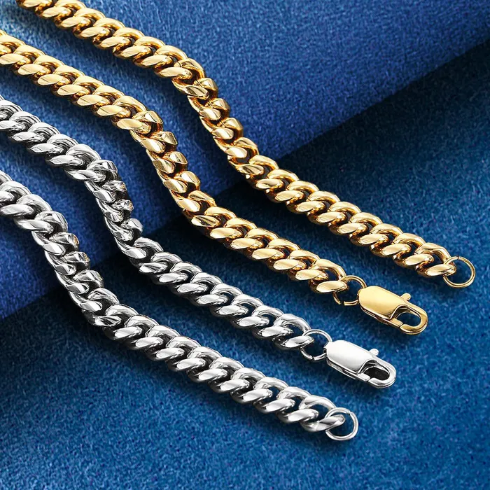 IceZeusShop Bracelets 6mm Stainless Steel Miami Cuban Link Chain IceZeusShop Bracelets 6mm Stainless Steel Miami Cuban Link Chain