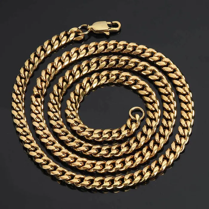 IceZeusShop Bracelets 6mm Stainless Steel Miami Cuban Link Chain IceZeusShop Bracelets 6mm Stainless Steel Miami Cuban Link Chain