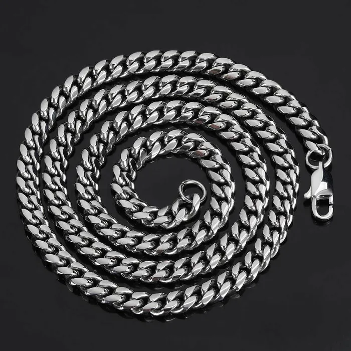 IceZeusShop Bracelets 6mm Stainless Steel Miami Cuban Link Chain IceZeusShop Bracelets 6mm Stainless Steel Miami Cuban Link Chain