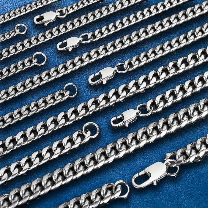 IceZeusShop Bracelets 6mm Stainless Steel Miami Cuban Link Chain IceZeusShop Bracelets 6mm Stainless Steel Miami Cuban Link Chain