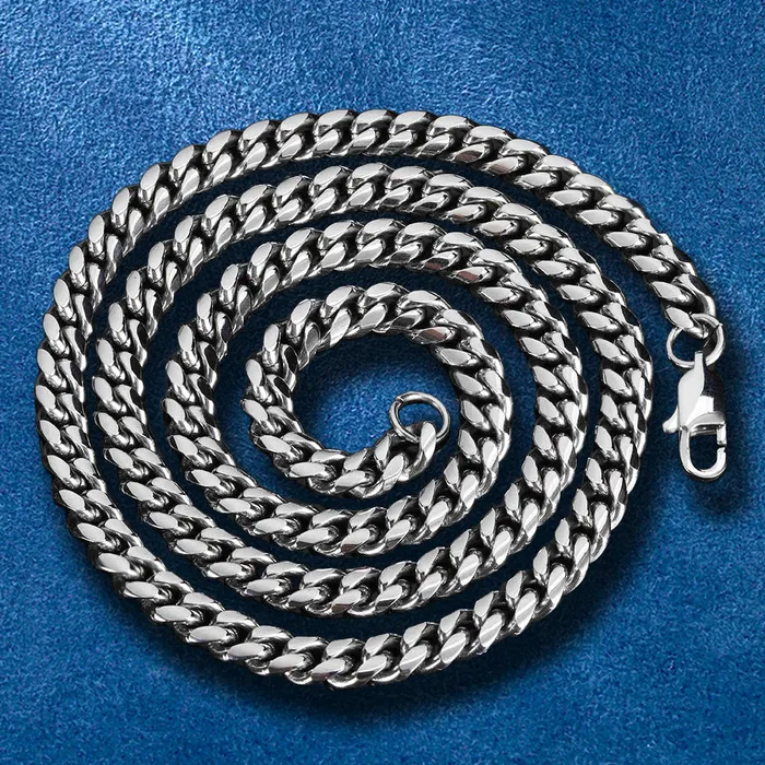 IceZeusShop Bracelets 6mm Stainless Steel Miami Cuban Link Chain IceZeusShop Bracelets 6mm Stainless Steel Miami Cuban Link Chain