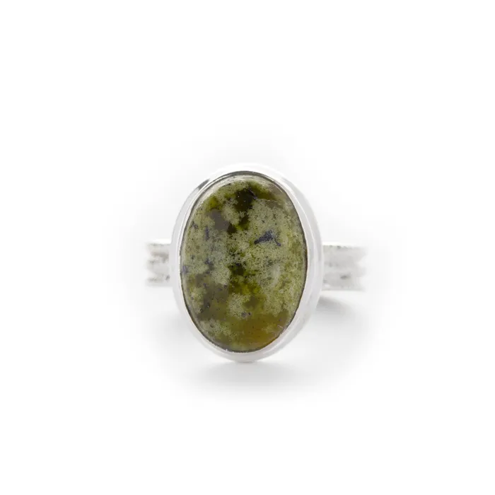 Killarney celtic jewelry Rings Handmade Connemara Marble Ring