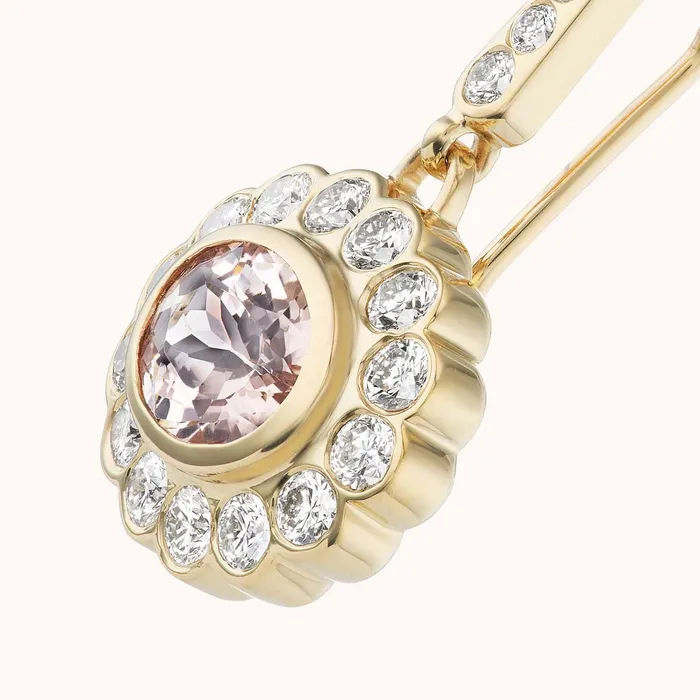Lexie Earrings Morganite Marlo Laz Earrings