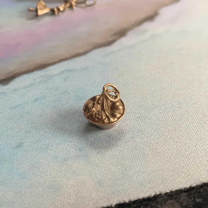Love Vintage Paris Earrings 9k and 14k Gold Charms Vintage sold separately