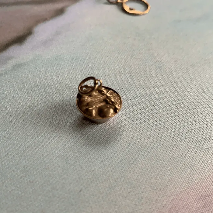 Love Vintage Paris Earrings 9k and 14k Gold Charms Vintage sold separately