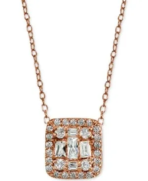 Macys Giani Bernini Cluster Necklaces NEW Rose or Yellow Gold Plated Sterling Silver Rings Macys Giani Bernini Cluster Necklaces NEW Rose or Yellow Gold Plated Sterling Silver Rings