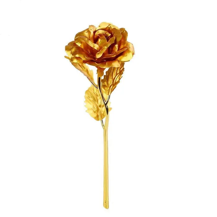 Madeofrose 24k Golden Rose GOLD Earrings