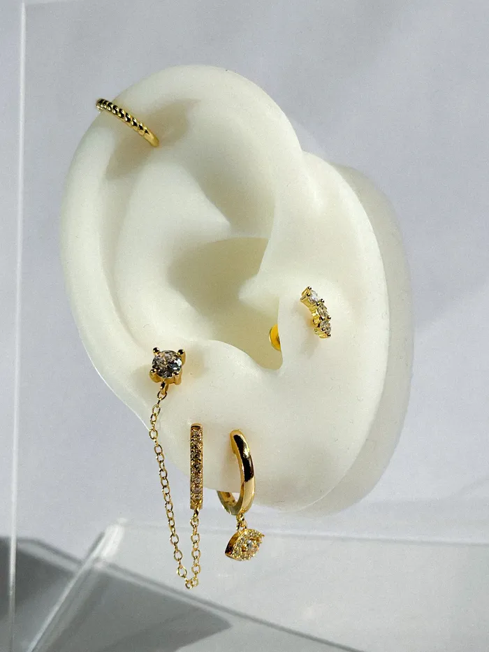 Mini Curve Earring Dangles Earrings
