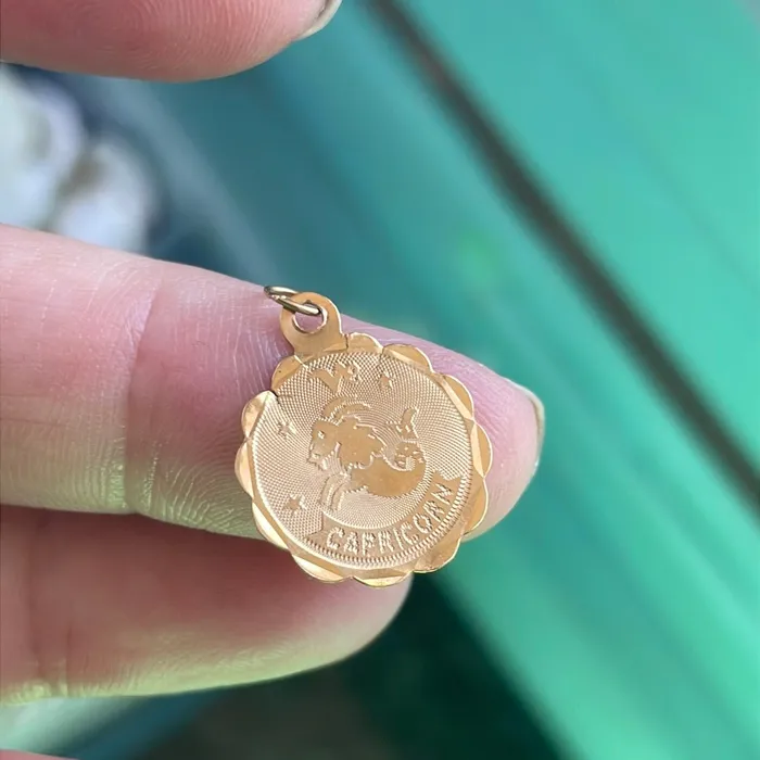 Necklaces Love Vintage Paris Capricorn Pendant Zodiac Necklace 14k Gold Vintage As Is Necklaces Love Vintage Paris Capricorn Pendant Zodiac Necklace 14k Gold Vintage As Is