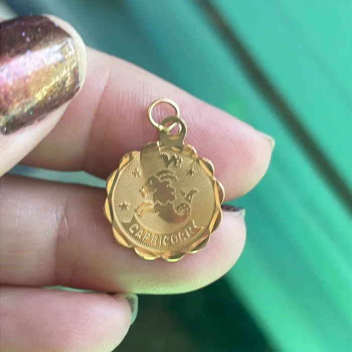 Necklaces Love Vintage Paris Capricorn Pendant Zodiac Necklace 14k Gold Vintage As Is Necklaces Love Vintage Paris Capricorn Pendant Zodiac Necklace 14k Gold Vintage As Is