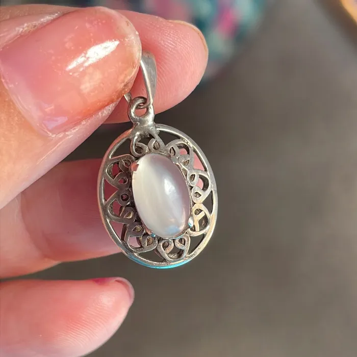 Necklaces Moonstone Ornate Pendant Sterling Silver Vintage Vintage Paris Jewelry Necklaces Moonstone Ornate Pendant Sterling Silver Vintage Vintage Paris Jewelry