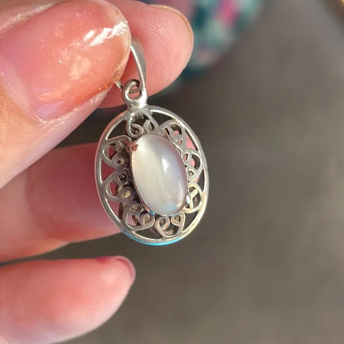 Necklaces Moonstone Ornate Pendant Sterling Silver Vintage Vintage Paris Jewelry Necklaces Moonstone Ornate Pendant Sterling Silver Vintage Vintage Paris Jewelry