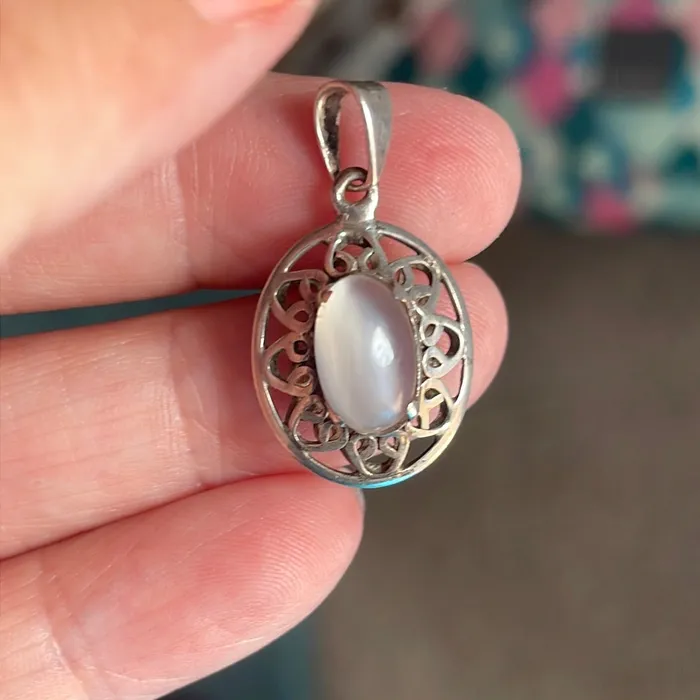 Necklaces Moonstone Ornate Pendant Sterling Silver Vintage Vintage Paris Jewelry Necklaces Moonstone Ornate Pendant Sterling Silver Vintage Vintage Paris Jewelry