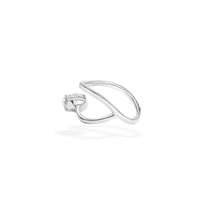 Peek 1ct Oval Wave Ring Bridal Edition PRMAL Rings