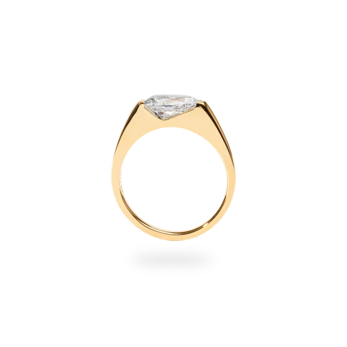 PRMAL Rings Facet 1ct Pear Ring Bridal Edition PRMAL Rings Facet 1ct Pear Ring Bridal Edition