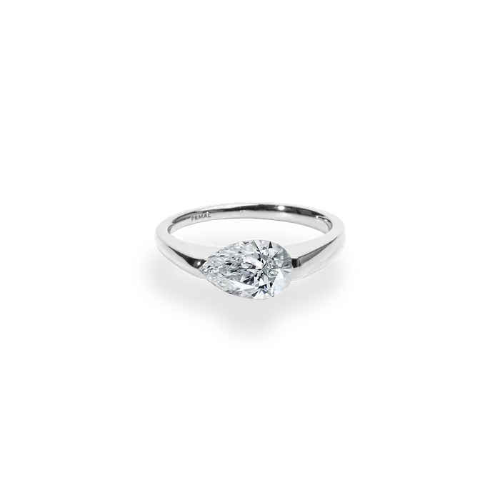 PRMAL Rings Facet 1ct Pear Ring Bridal Edition PRMAL Rings Facet 1ct Pear Ring Bridal Edition