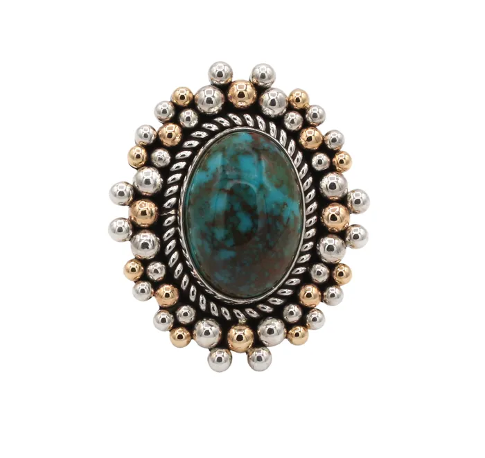 Rings Artie Yellowhorse Kingman Turquoise Ring