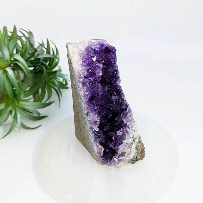 Rings Bliss Crystals Amethyst 325 Cut Base Geode LV7289