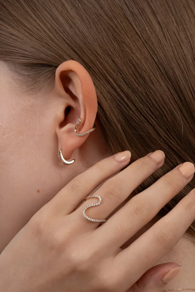 Rings PRMAL Massive Wave Ring Rings PRMAL Massive Wave Ring
