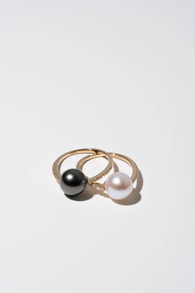 Rings PRMAL Pearl Oval Ring Rings PRMAL Pearl Oval Ring