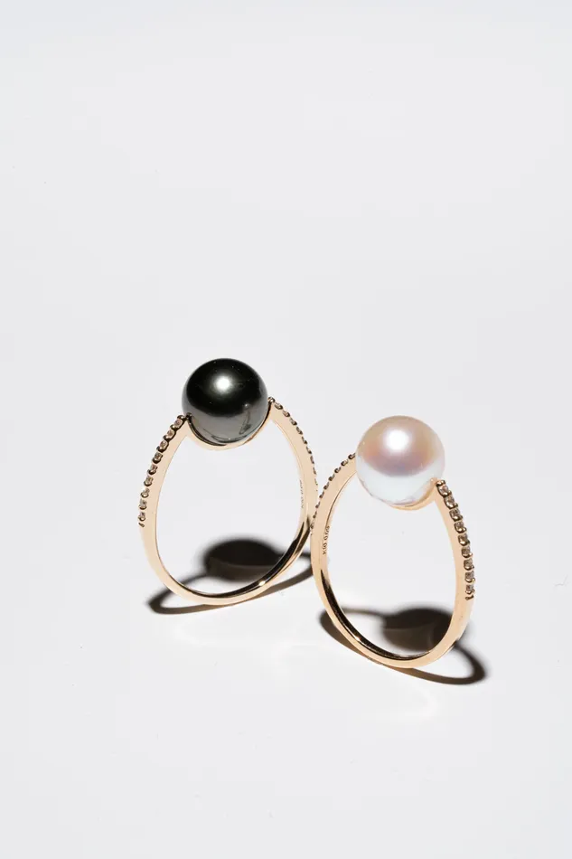 Rings PRMAL Pearl Oval Ring Rings PRMAL Pearl Oval Ring