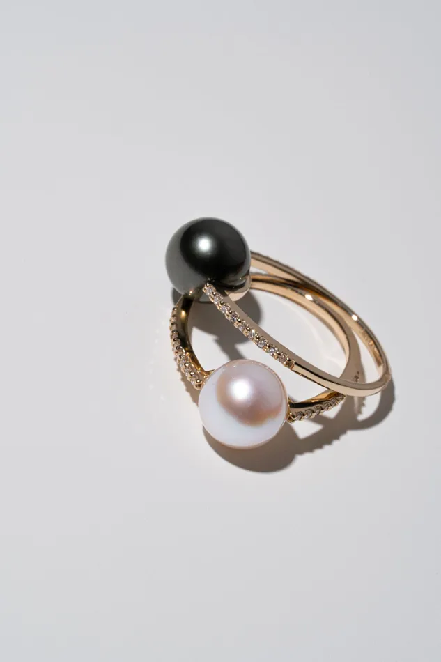 Rings PRMAL Pearl Oval Ring Rings PRMAL Pearl Oval Ring