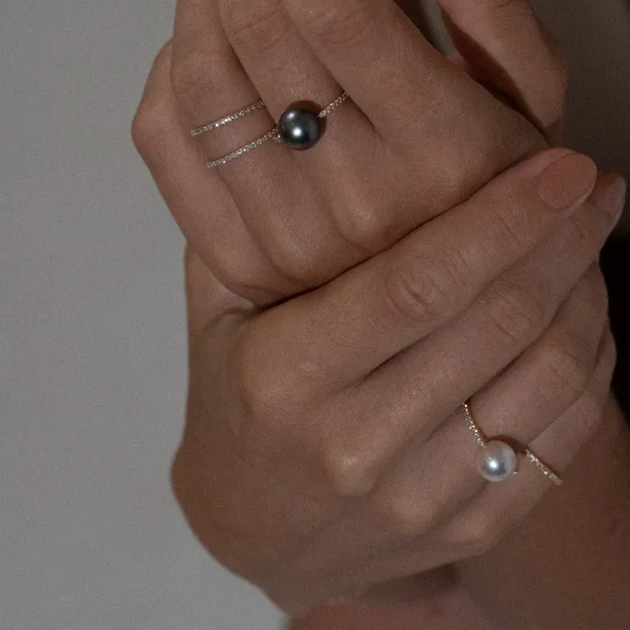 Rings PRMAL Pearl Oval Ring Rings PRMAL Pearl Oval Ring