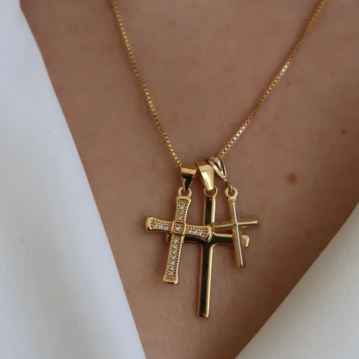 TBJ Necklaces Trinity Cross Necklace