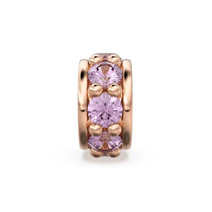 18k Solid Yellow Gold 5mm Morganite Eternity Rondelle Wheel Bead Jalvi Co PreStyled Sets 18k Solid Yellow Gold 5mm Morganite Eternity Rondelle Wheel Bead Jalvi Co PreStyled Sets