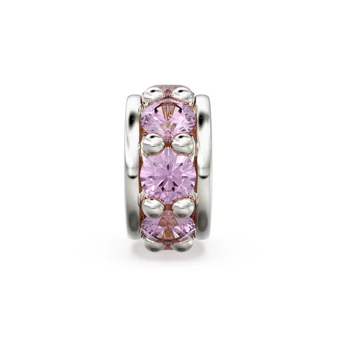 18k Solid Yellow Gold 5mm Morganite Eternity Rondelle Wheel Bead Jalvi Co PreStyled Sets 18k Solid Yellow Gold 5mm Morganite Eternity Rondelle Wheel Bead Jalvi Co PreStyled Sets