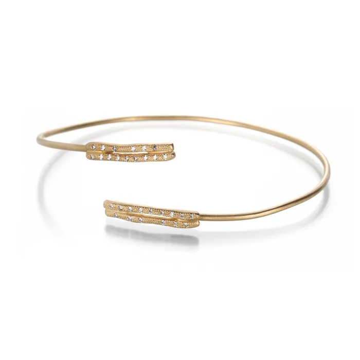 Anne Sportun Bracelets Bamboo Open Bangle Bracelet
