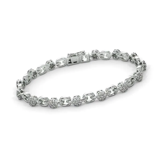 Beads Supplies USA Bracelets Links Tennis Bracelet Diamond 14k Solid White Gold Handmade Tennis Bracelet Designer Bracelet White Gold Bracelet Diamond Bracelet Beads Supplies USA Bracelets Links Tennis Bracelet Diamond 14k Solid White Gold Handmade Tennis Bracelet Designer Bracelet White Gold Bracelet Diamond Bracelet