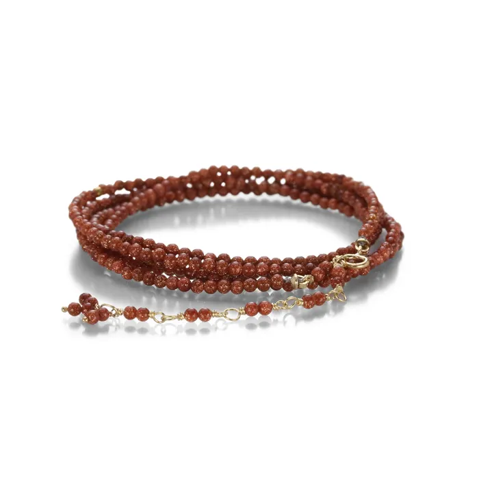 Bracelets Goldstone Wrap Bracelet Anne Sportun