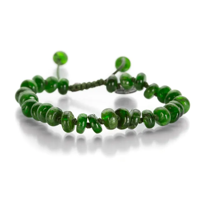 Bracelets Joseph Brooks 8mm Smooth Diopside Bead Bracelet