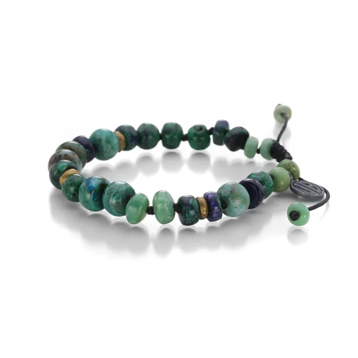 Bracelets Joseph Brooks Chrysocolla Malachite and Azurite Bracelet